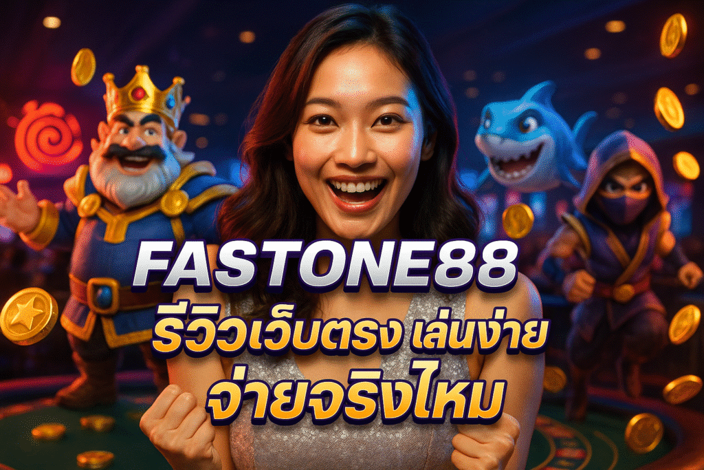 FASTONE88 รีวิวเว็บตรง เล่นง่าย จ่ายจริงไหม