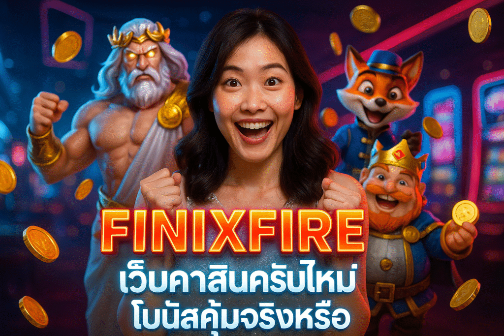 FINIXFIRE เว็บคาสิโนใหม่ โบนัสคุ้มจริงหรือ